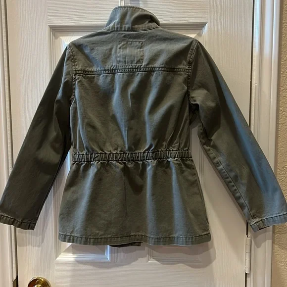 Cat & Jack Twill Anorak Jacket with Patches - Picture 2 of 5